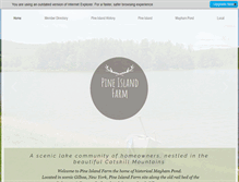 Tablet Screenshot of pineislandfarm.org